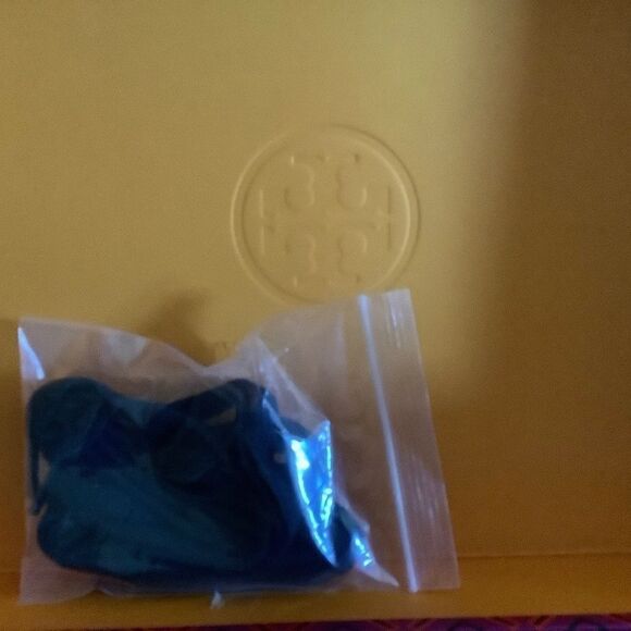 NWT TORY BURCH MILLER LOGO CANVAS NAVY BLUE/WHITE WOMAN SNEAKERS SIZE US 9 N… - Picture 14 of 14